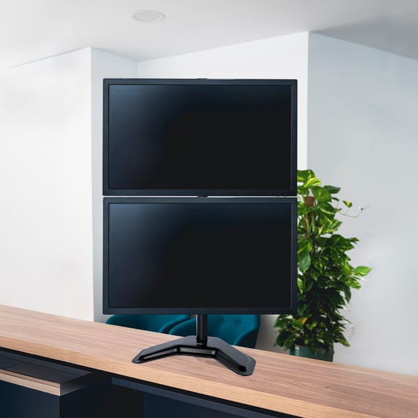 TooQ DB1703TNV-B skærmbeslag og -stativer 81,3 cm (32") Skrivebord Sort