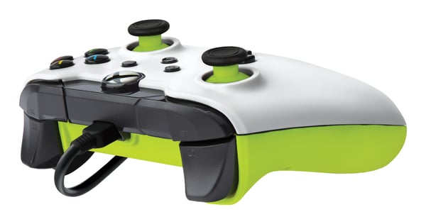 PDP Kontroller med kabel: Elektrisk hvid Til Xbox Series X|S, Xbox One og Windows 10/11