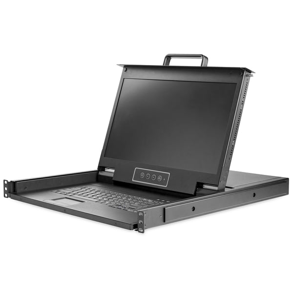 StarTech.com 1U enports KVM-konsol för serverrack - 17,3 tum - 1080p HD