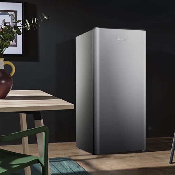 Hisense RR198D4ADE kombi-køleskab Fritstående 151 L Grå