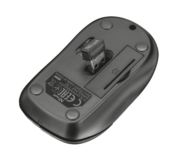 Trust Inu mus Kontor Ambidextrous RF trådløst Optisk 1000 dpi