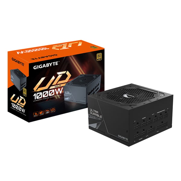 GIGABYTE UD1000GM virtalähdeyksikkö 1000 W 20+4 pin ATX ATX Musta