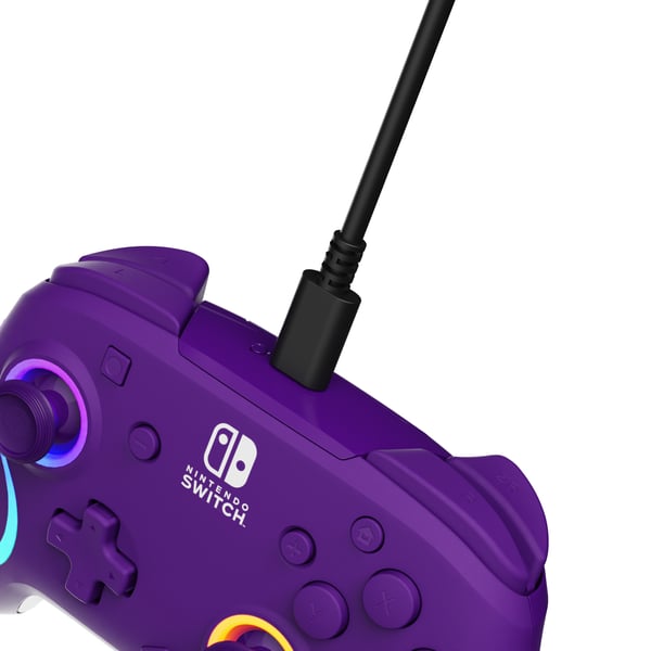 PDP Afterglow Wave Lilla Gamepad Analog/digital Nintendo Switch, Nintendo Switch OLED