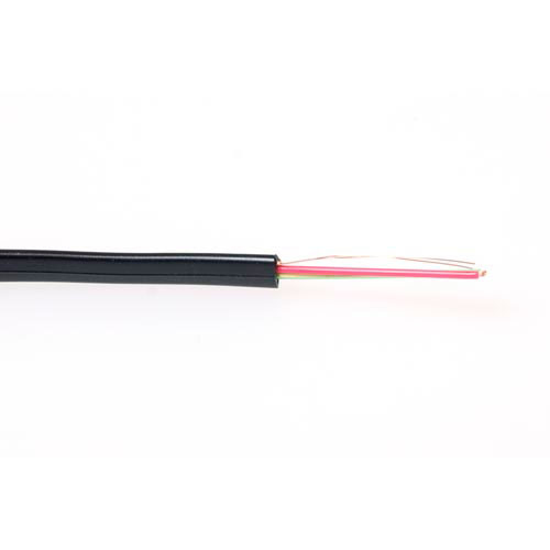 ACT 4-wire Modular Flatcable 100 m Sort