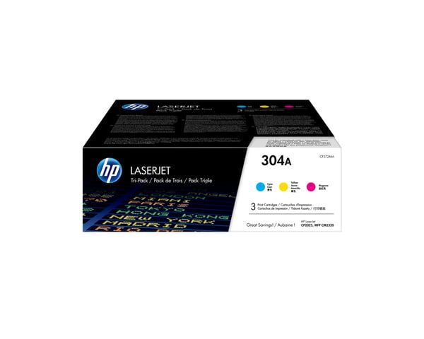 HP Blækpatron nr. 304A HP304A HP 304A Multipack (CF372AM)