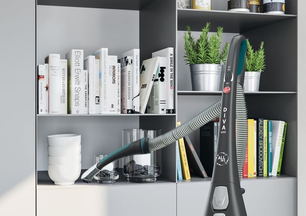 Hoover Diva DVE02BL 011 Stick vakuum Vekselstrøm Dry EPA Poseløs 0,8 L 750 W Sort, Turkis