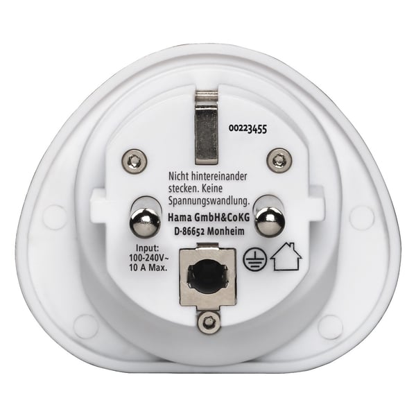 Hama 00223455 strømstik adapter Universel Hvid