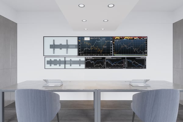 Multibrackets 7000 fäste för skyltningsskärm 81,3 cm (32") Svart