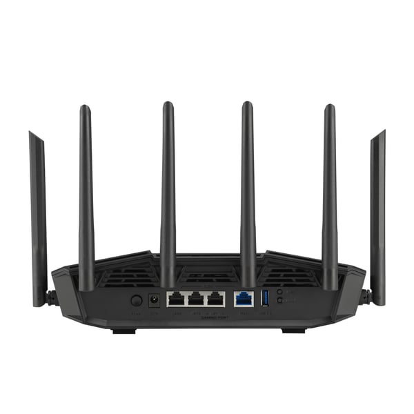 ASUS 90IG0A30-MO9C00 langaton reititin 2.5 Gigabit Ethernet Kolmikaista (2,4 GHz/5 GHz/6 GHz) Musta