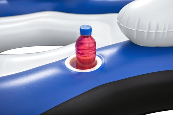 Bestway 43111 pool- och badmadrass Blå, Vit Mönstrad Vinyl Flytande ö
