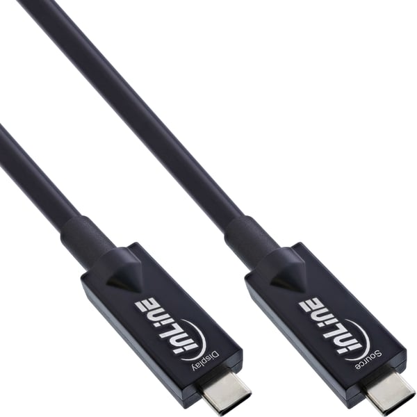 InLine 35797A USB-kablar USB 3.2 Gen 2 (3.1 Gen 2) 7,5 m USB C 10 Gbit/s 60 W Svart