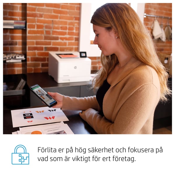 HP Color LaserJet Pro M454dw, Utskrift, Utskrift från USB-port på framsidan; Dubbelsidig utskrift