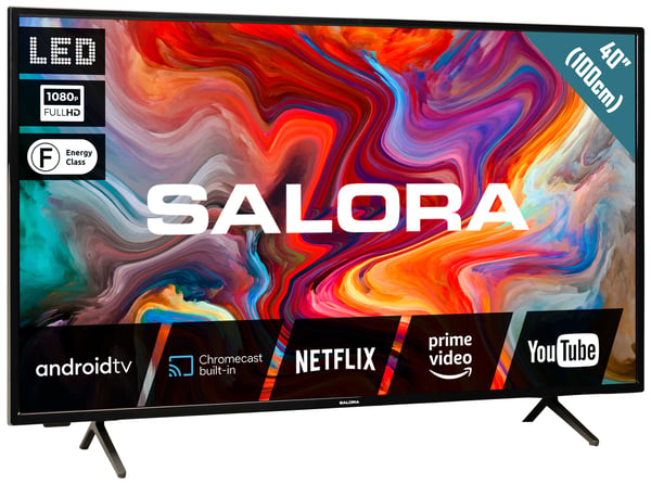 Salora SMART40TV TV 101,6 cm (40") Fuld HD Smart TV Wi-Fi Sort 250 cd/m²