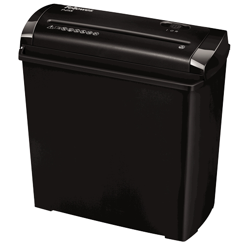 Fellowes P-25S dokumentförstörare Längsgående skärning 22 cm Svart, Grå