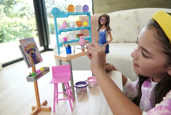 Barbie Relax & Create-kunstatelier