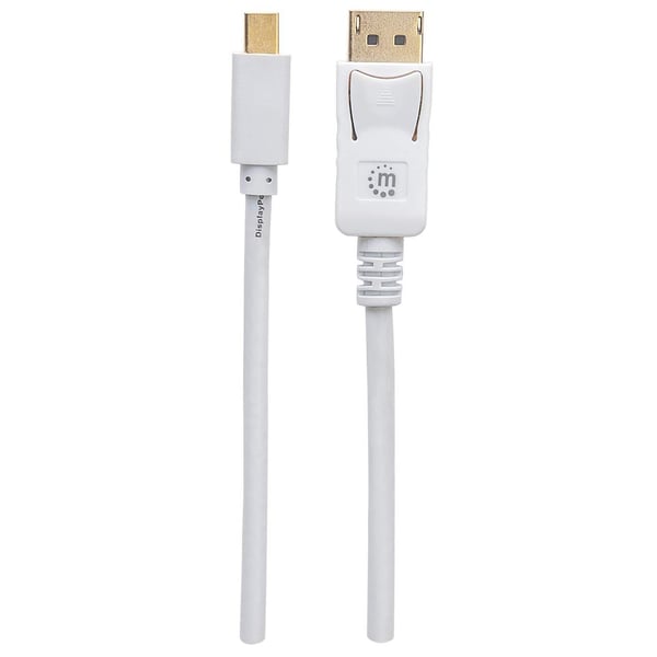 Manhattan 324748 DisplayPort kabel 2 m Mini DisplayPort Hvid