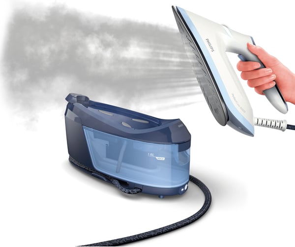 Philips 6000 series PSG6026/20 Dampstrygning station 2400 W 1,8 L SteamGlide Plus strygesål Grå
