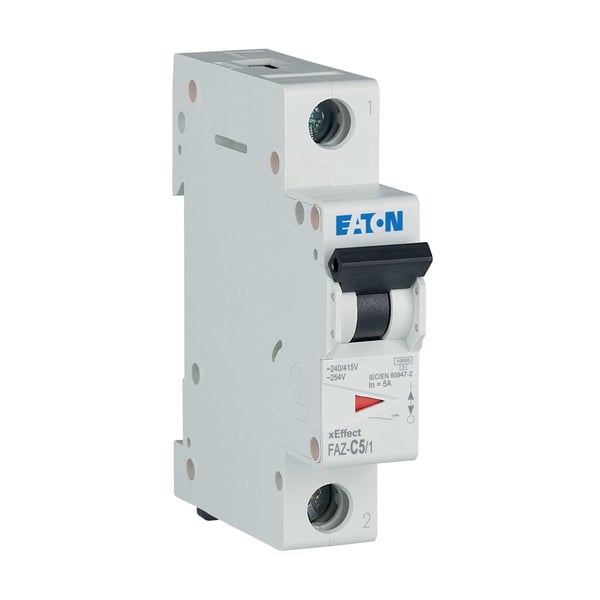 Eaton FAZ-C5/1 kredsløbsafbryder Miniature strømafbryder