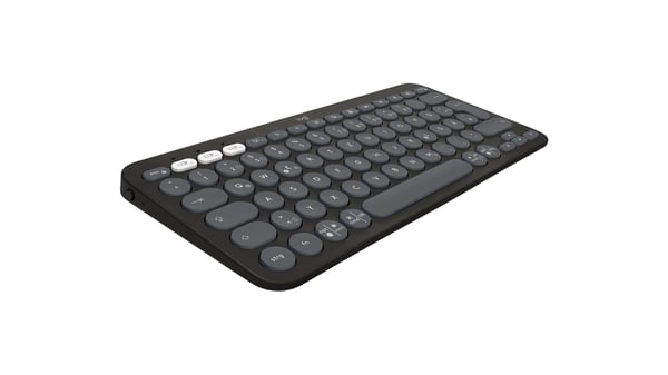 Logitech Pebble 2 Combo tastatur Mus inkluderet Universel RF trådløs + Bluetooth QWERTZ Tysk Grafit