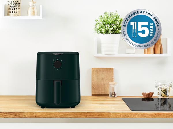 Tefal Easy Fry Essential EY1303 Enkelt 3,5 L Enkeltstående 1030 W Varmluftsteger Grøn