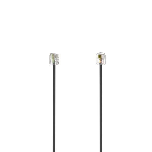 Hama 00201137 telefonkablar 3 m Svart