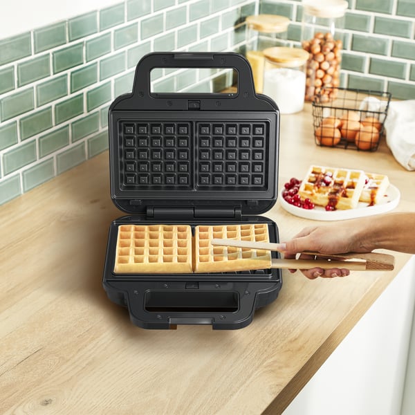 Tefal SW383D10 smörgåsgrill 700 W Svart, Rostfritt stål