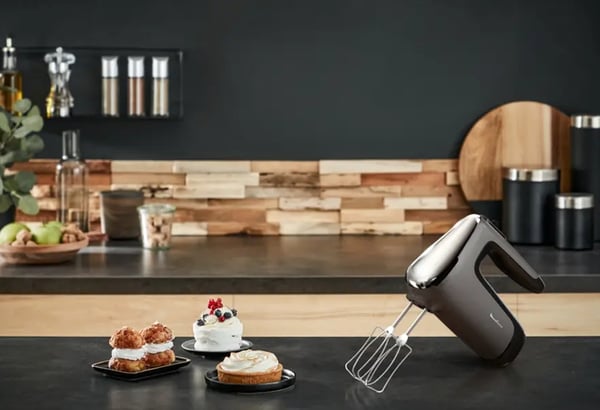 Moulinex PowerMix HM650E Handmixer 600 W Svart, Grå