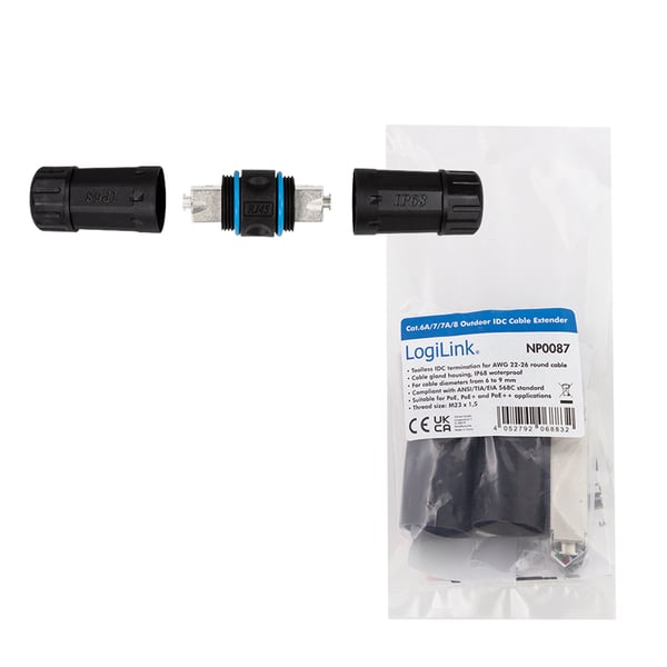 LogiLink NP0087 kabelsamler IDC Sort