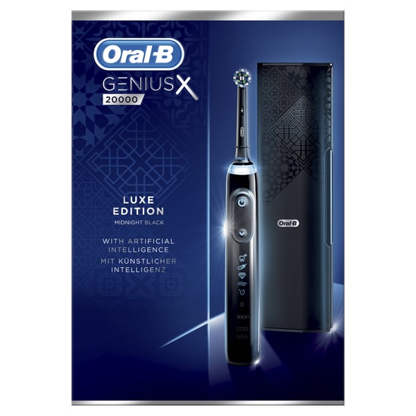 Oral-B Genius X 80326042 sähköhammasharja Aikuinen Pyörivä/värähtelevä hammasharja Musta