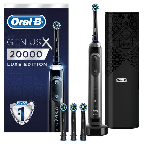 Oral-B Genius X 80326042 sähköhammasharja Aikuinen Pyörivä/värähtelevä hammasharja Musta