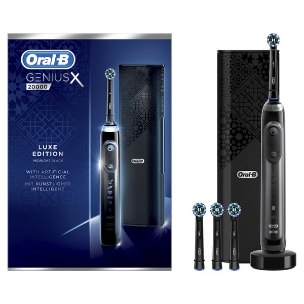 Oral-B Genius X 80326042 sähköhammasharja Aikuinen Pyörivä/värähtelevä hammasharja Musta