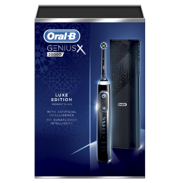 Oral-B Genius X 80326042 sähköhammasharja Aikuinen Pyörivä/värähtelevä hammasharja Musta