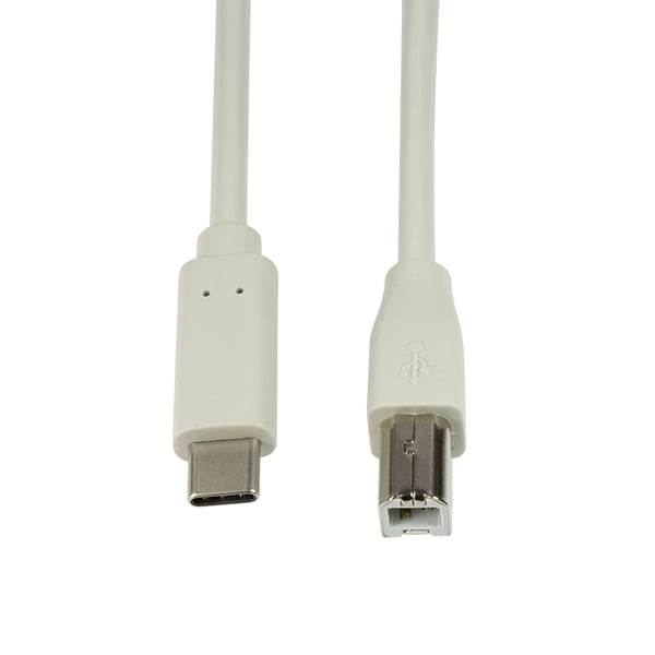 LogiLink CU0160 USB-kablar USB 2.0 1 m USB C USB B 0,48 Gbit/s Vit