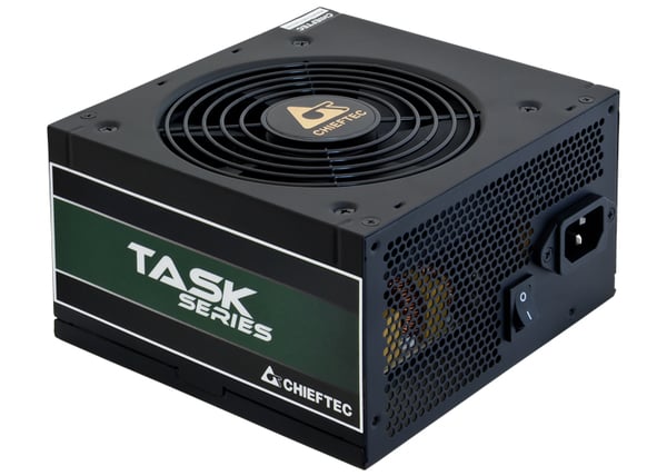Chieftec Task TPS-500S strömförsörjningsenheter 500 W 24-pin ATX ATX Svart