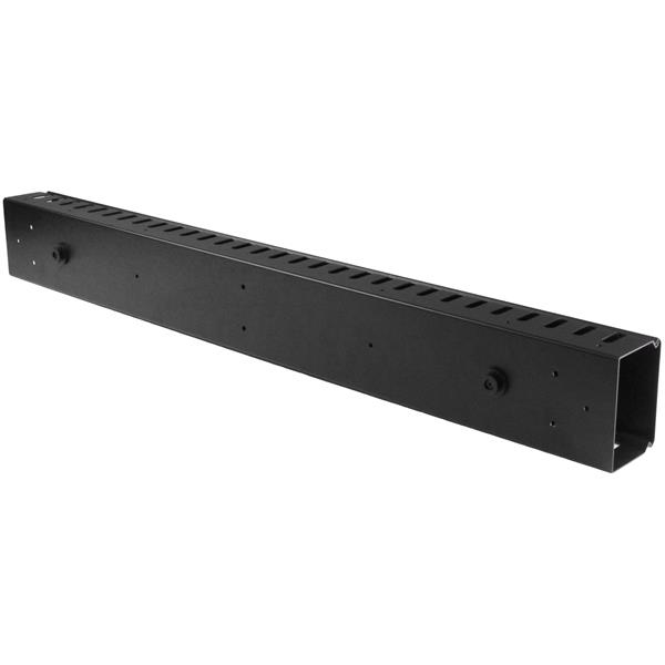 StarTech.com Vertikal kabelorganiserare med fingerkanaler - 0U - 91 cm