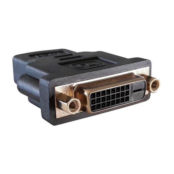 Techly HDMI - DVI-D M/F Sort