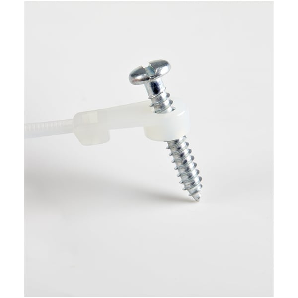 StarTech.com CBMZTS10N6 kabelsamler Udløselig kabelbinder Nylon, Plast Hvid 100 stk