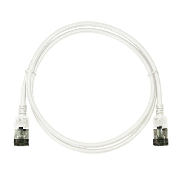 LogiLink Ultraflex SlimLine netværkskabel Hvid 3 m Cat6a S/UTP (STP)