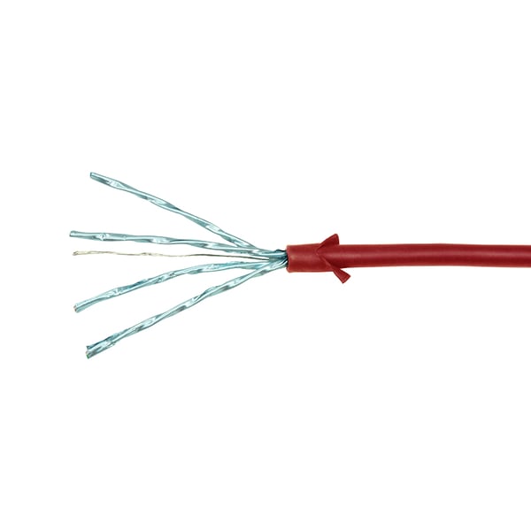 LogiLink Ultraflex verkkokaapeli Punainen 5 m Cat6a S/UTP (STP)
