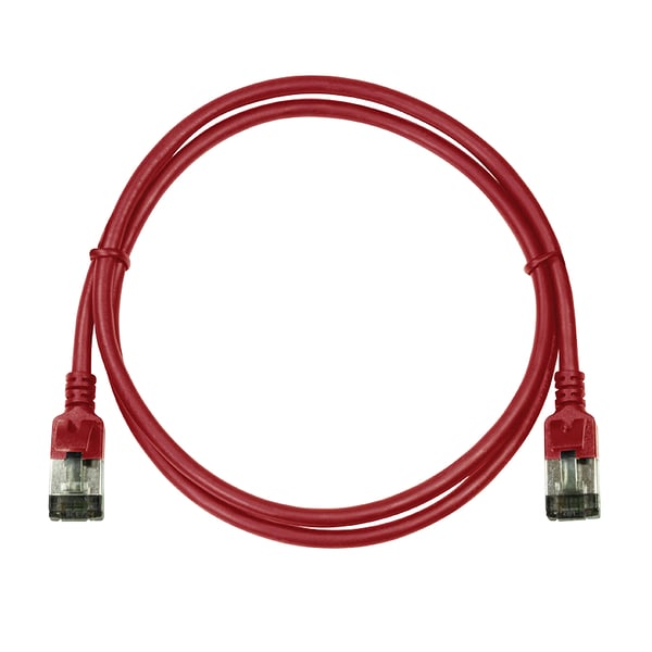 LogiLink Ultraflex verkkokaapeli Punainen 5 m Cat6a S/UTP (STP)