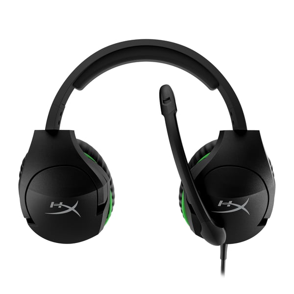 HyperX CloudX Stinger Headset Ledningsført Spil Sort, Grøn