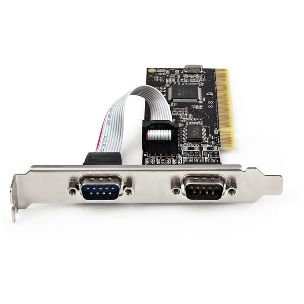 StarTech.com PCI seriellt parallellt kombokort med dubbla seriella RS232-portar (DB9) och 1x parallell LPT-port (DB25) - PCI kombo adapterkort - PCI-expansionskort kontroller - PCI till skrivarkort