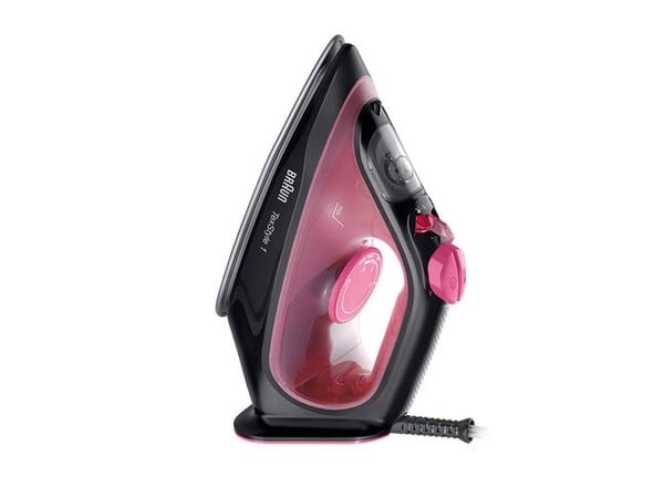 Braun TexStyle 1 Torr & Ångstrykjärn Keramisk stryksula 2000 W Svart, Lila