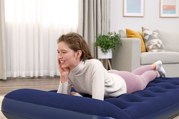 Bestway 67224 / 24 luftmadrass Enkelmadrass Blå