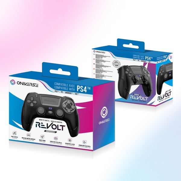 Oniverse Revolt Sort Bluetooth Gamepad Analog/digital Android, PC, PlayStation 4, Playstation 3, iOS