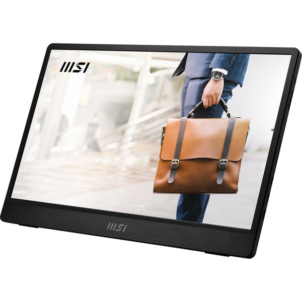 MSI Pro MP161 E2 Bärbara monitor Svart 39,6 cm (15.6") LED 1920 x 1080 pixlar