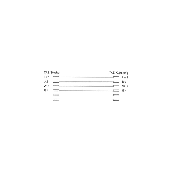 InLine 18847 telefonkabel 15 m Sort