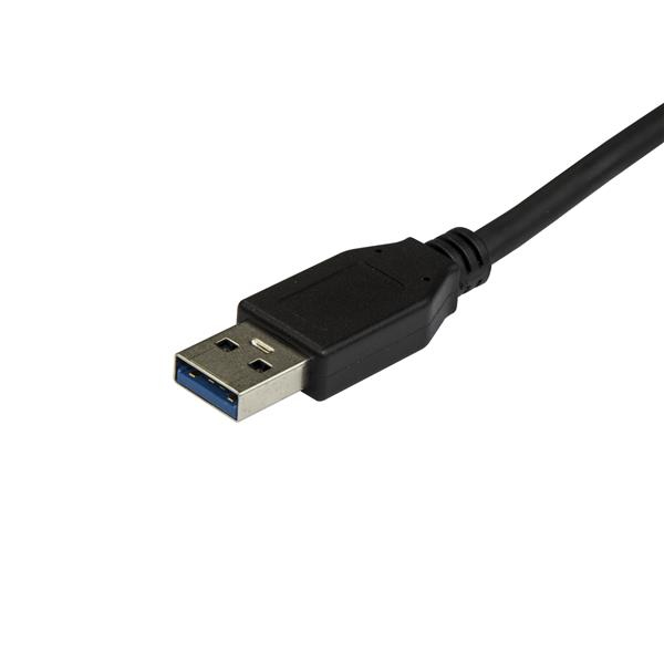 StarTech.com USB31AC50CM USB-kabel USB 3.2 Gen 2 (3.1 Gen 2) 0,5 m USB A USB C 10 Gbit/sek. Sort