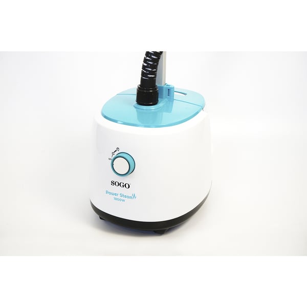 Sogo PLA-SS-6335 beklædningsdamper Opretstående beklædningsdamper 1,9 L 1800 W Blå, Hvid