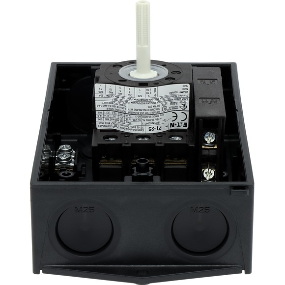Eaton P1-25/I2/SVB/HI11 Vippekontakt 3P Rød, Hvid, Gul